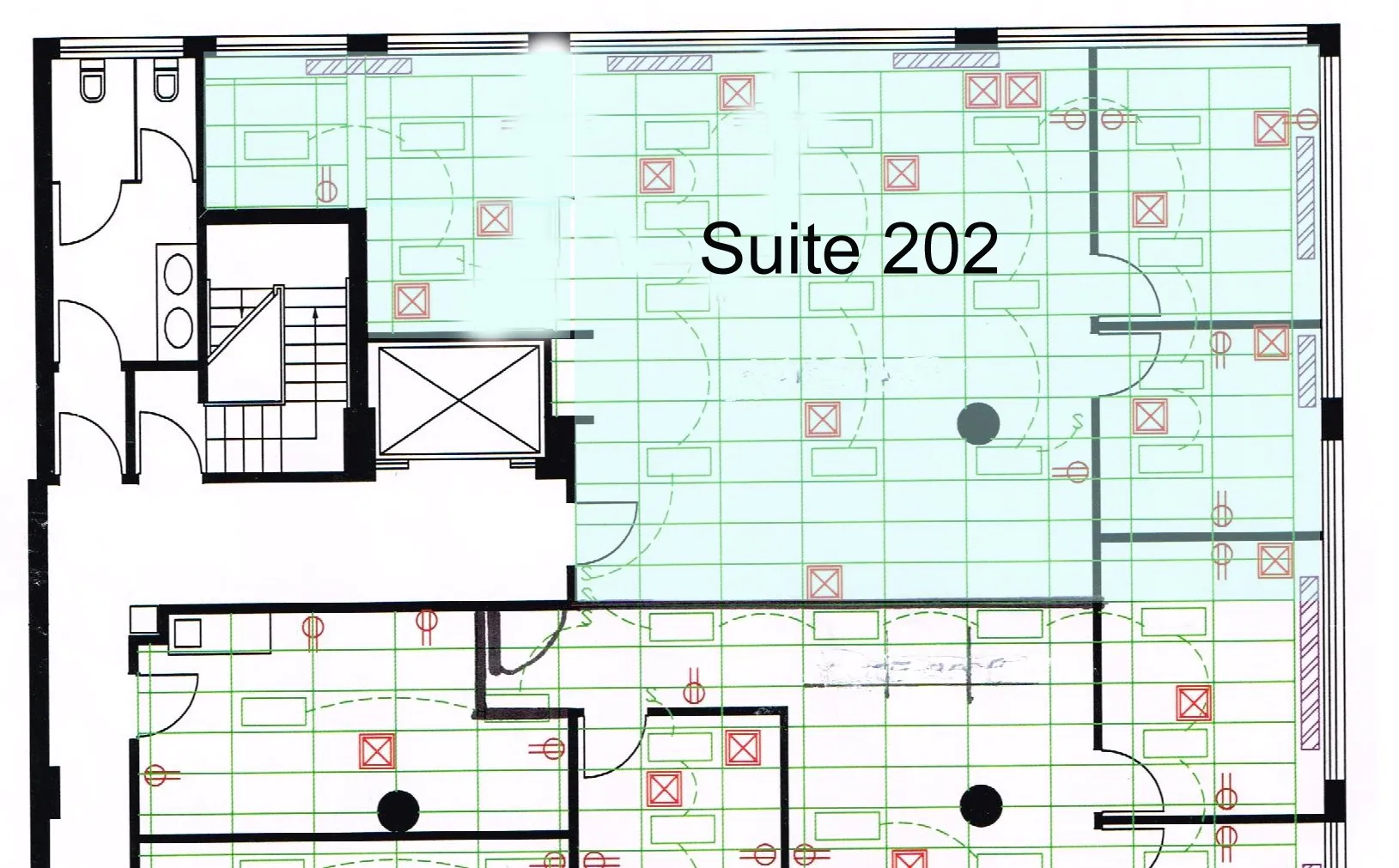 Suite 202 floor plan