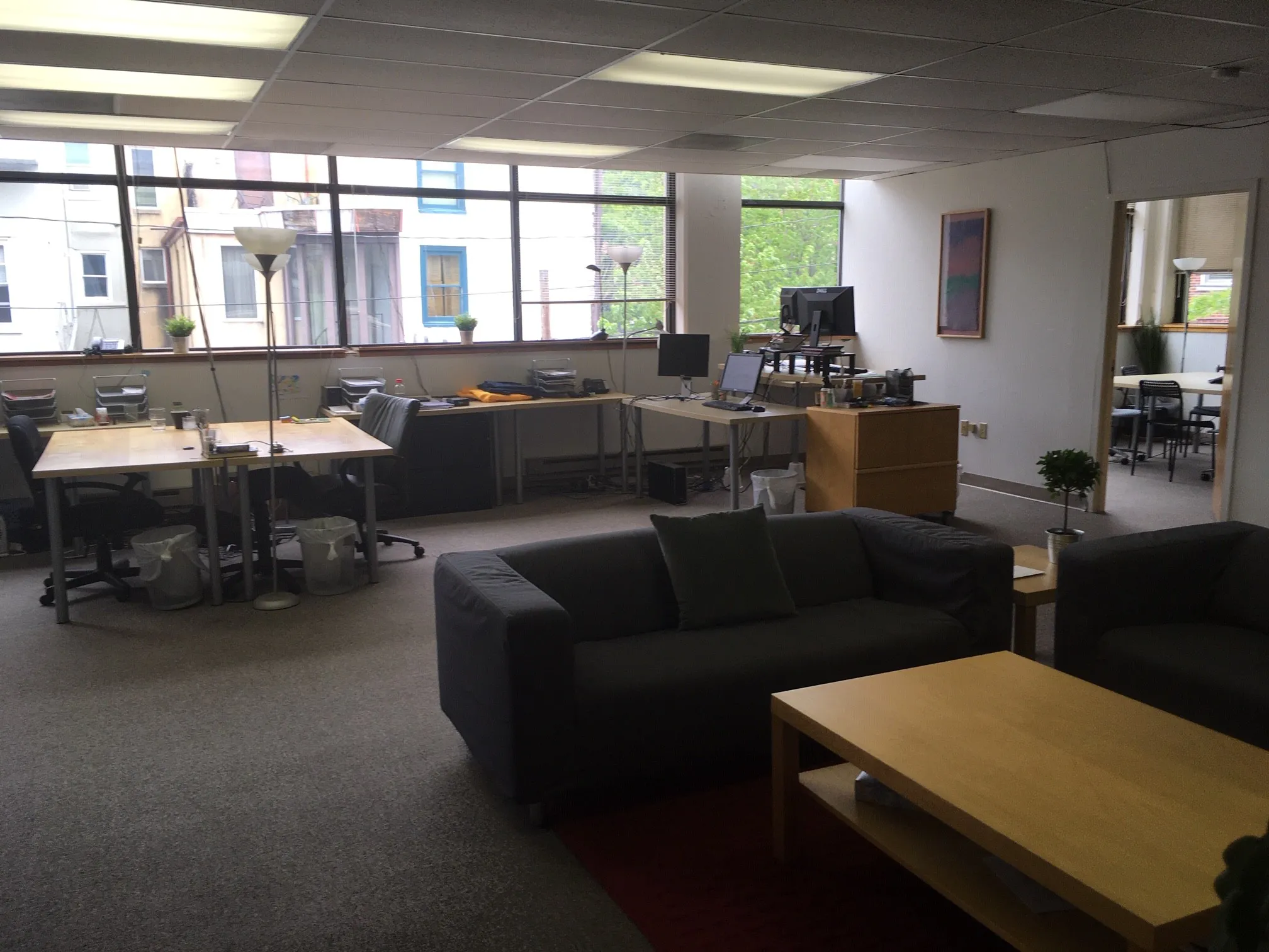 Suite 202 lounge area